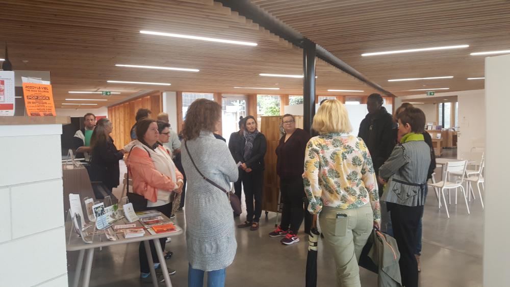 Visite public du Centre social au Pôle culturel et associatif
